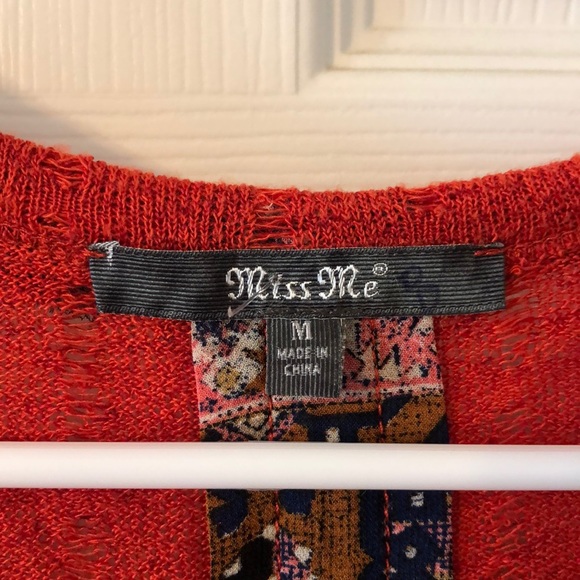 Like new Miss Me button up Sweater - Picture 7 of 7